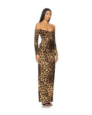 The New Arrivals by Ilkyaz Ozel FARAH コットンマキシドレス - サムネイル2