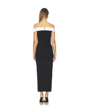 The New Arrivals by Ilkyaz Ozel JACQUELINE ドレス - Black,White. - サムネイル3
