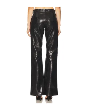 The New Arrivals by Ilkyaz Ozel LENNY レザーパンツ - サムネイル4