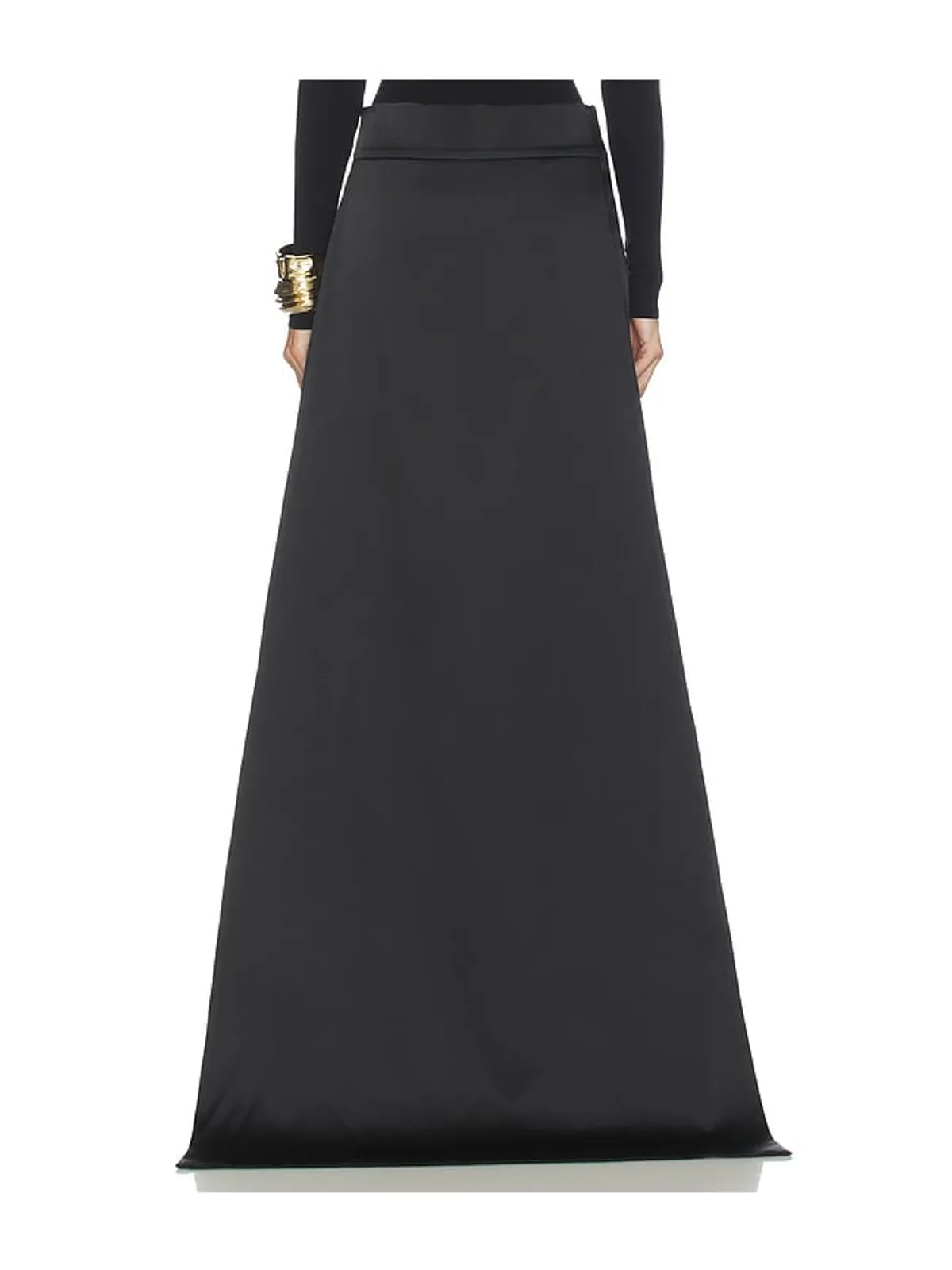 The New Arrivals by Ilkyaz Ozel Medea Long Trained Mini Skirt - 画像4