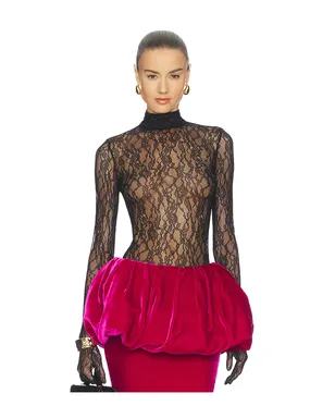 The New Arrivals by Ilkyaz Ozel DEYA デヤレースタートルネック - サムネイル1