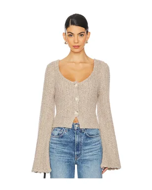 Nation Los Angeles BERENICE ROUND NECK カーディガン - サムネイル1