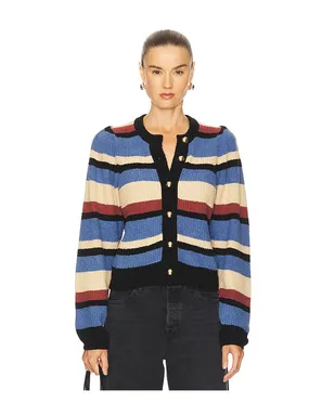 Nation Los Angeles CARMELA カーディガン - Black,Blue. - サムネイル1