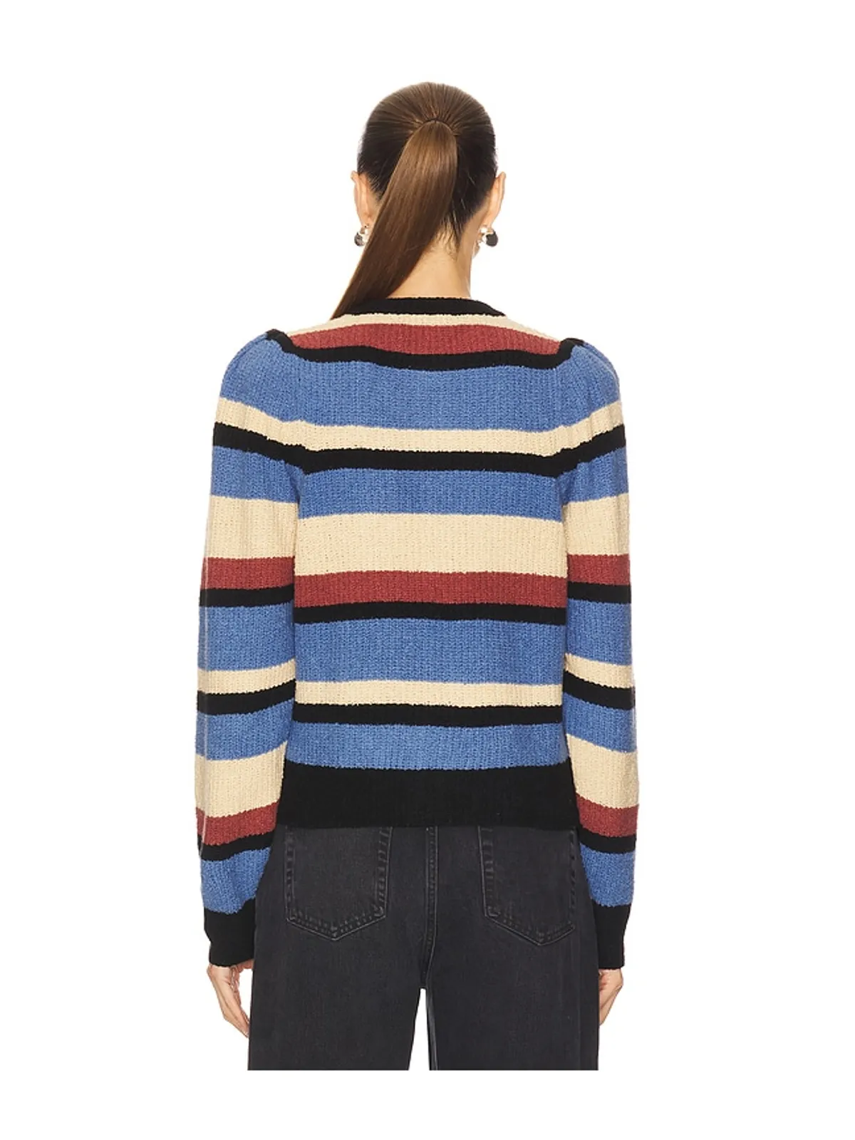 Nation Los Angeles CARMELA カーディガン - Black,Blue. - 画像3