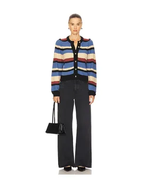 Nation Los Angeles CARMELA カーディガン - Black,Blue. - サムネイル4