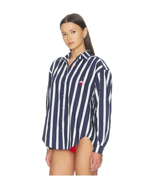 Nau Bikinis STRIPED チュニック - Navy,White. - サムネイル3