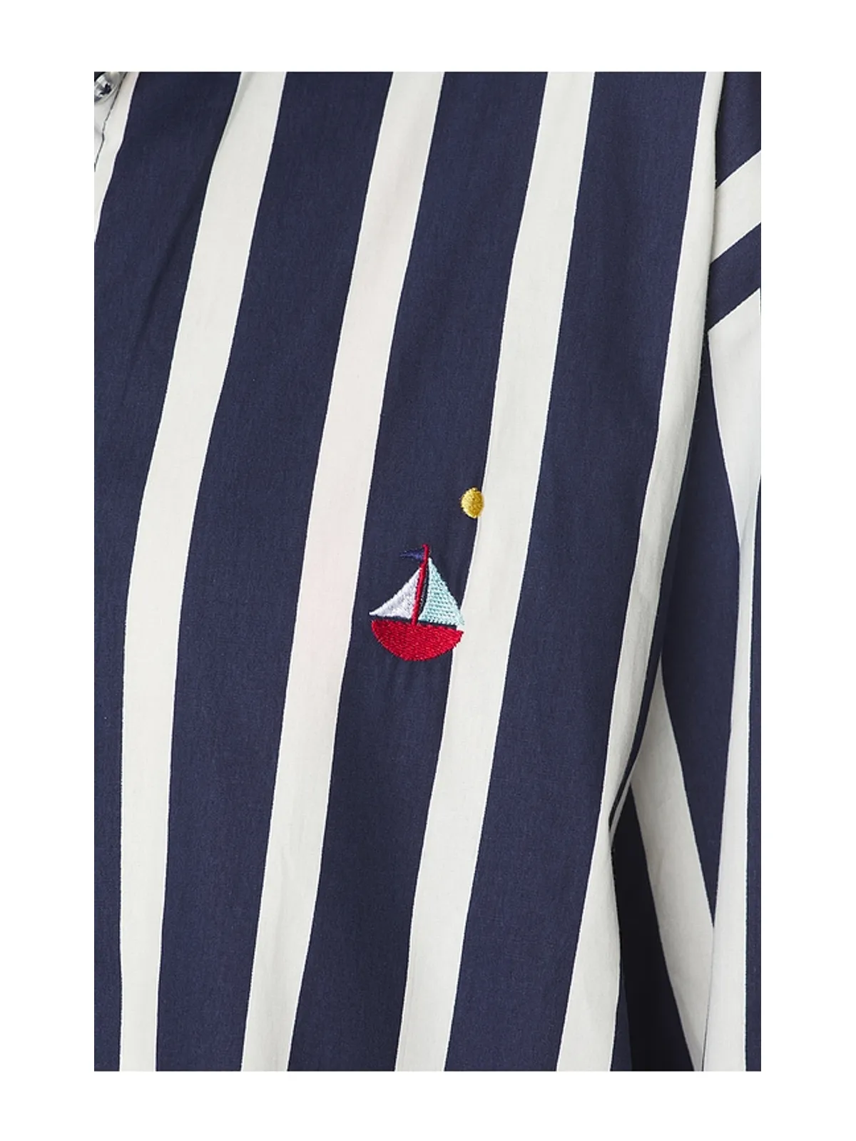 Nau Bikinis STRIPED チュニック - Navy,White. - 画像6