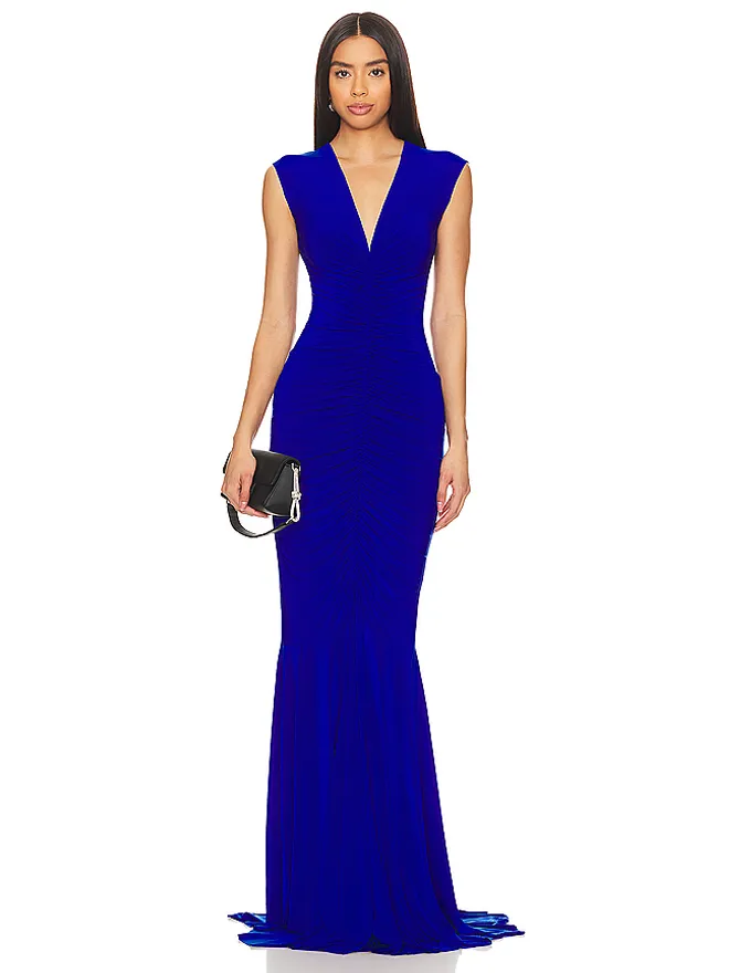 Norma Kamali Norma Kamali フィッシュテールガウンの商品画像