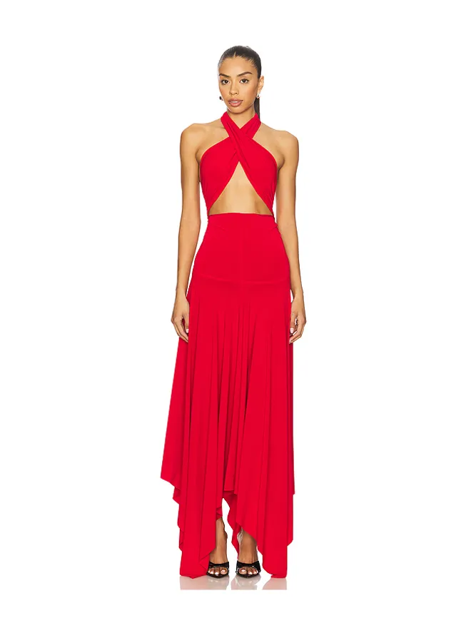 Norma Kamali Norma Kamali CONVERTIBLE ミッドカーフドレスの商品画像