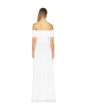 Norma Kamali SLEEVELESS COWL NECK FLARED ガウン - サムネイル3