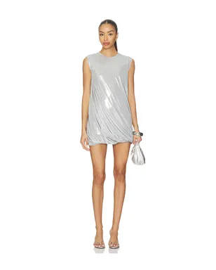 Norma Kamali SLEEVELESS TWIST MINI ドレス - サムネイル1