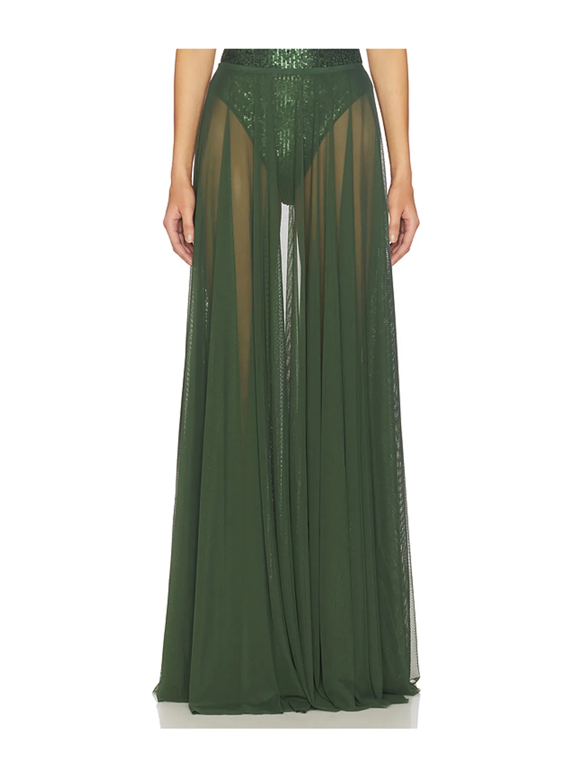 Norma Kamali FLARED MAXI SKIRT フレアマキシスカート - 画像1