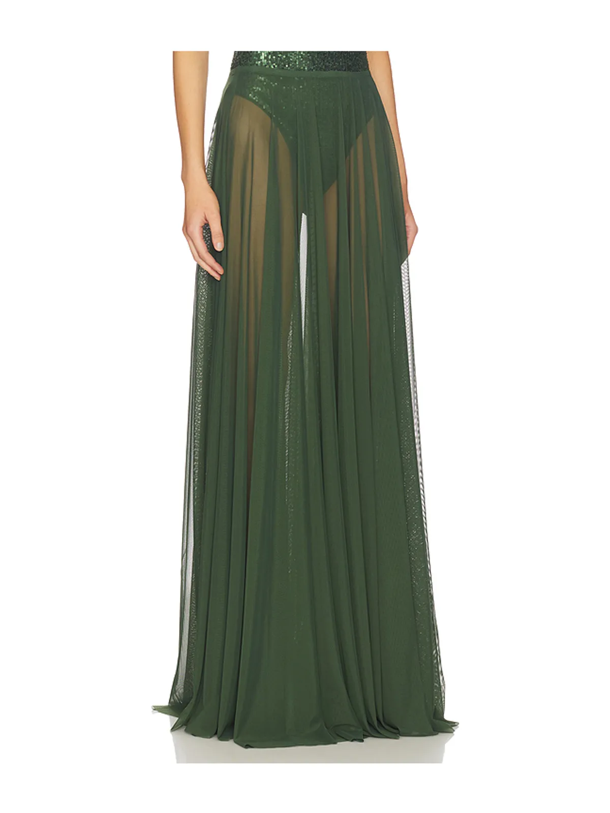 Norma Kamali FLARED MAXI SKIRT フレアマキシスカート - 画像2