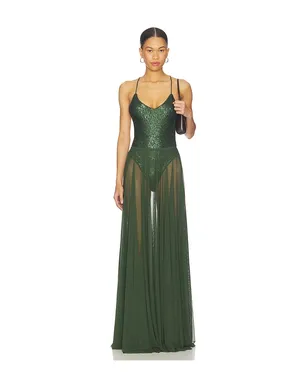 Norma Kamali FLARED MAXI SKIRT フレアマキシスカート - サムネイル5