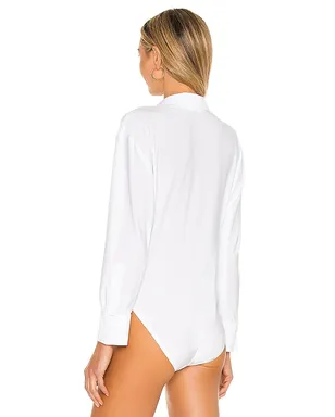 Norma Kamali NK SHIRT ボディスーツ - サムネイル4