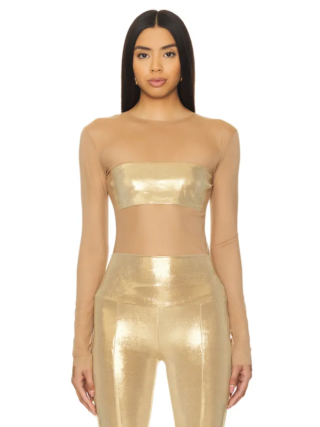 Norma Kamali Norma Kamali DASH アップリケトップの商品画像