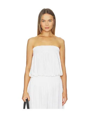 Norma Kamali STRAPLESS PEASANT ボディスーツ - サムネイル1