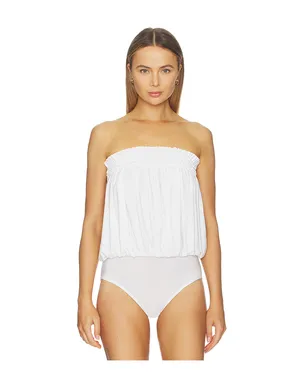 Norma Kamali STRAPLESS PEASANT ボディスーツ - サムネイル2