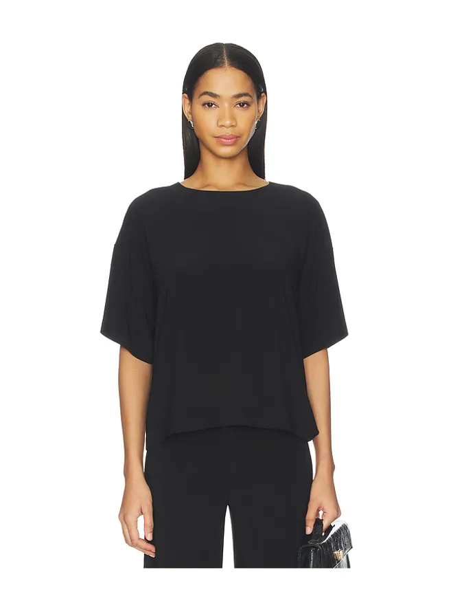 Norma Kamali Norma Kamali SHORT SLEEVE BOXY Tシャツの商品画像