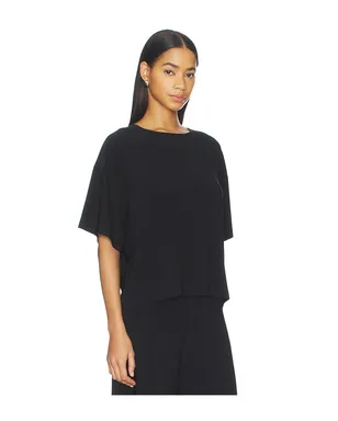 Norma Kamali SHORT SLEEVE BOXY Tシャツ - サムネイル2
