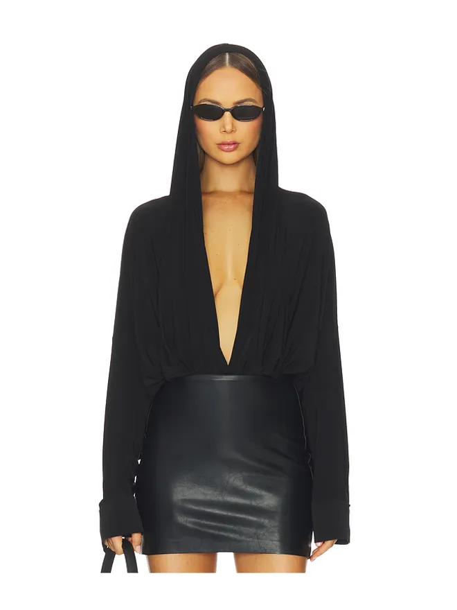 Norma Kamali Norma Kamali HOODED ボディスーツの商品画像