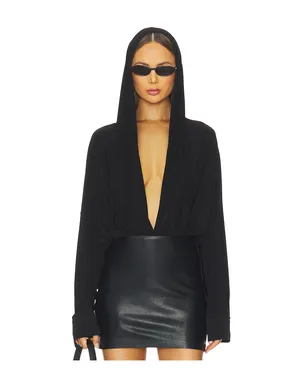 Norma Kamali HOODED ボディスーツ - サムネイル1