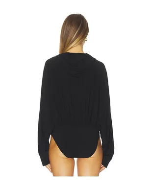 Norma Kamali HOODED ボディスーツ - サムネイル4