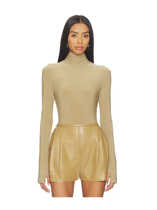 Norma Kamali Norma Kamali Long Sleeve Turtle Bodysuitの商品画像