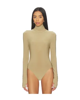 Norma Kamali Long Sleeve Turtle Bodysuit - サムネイル2