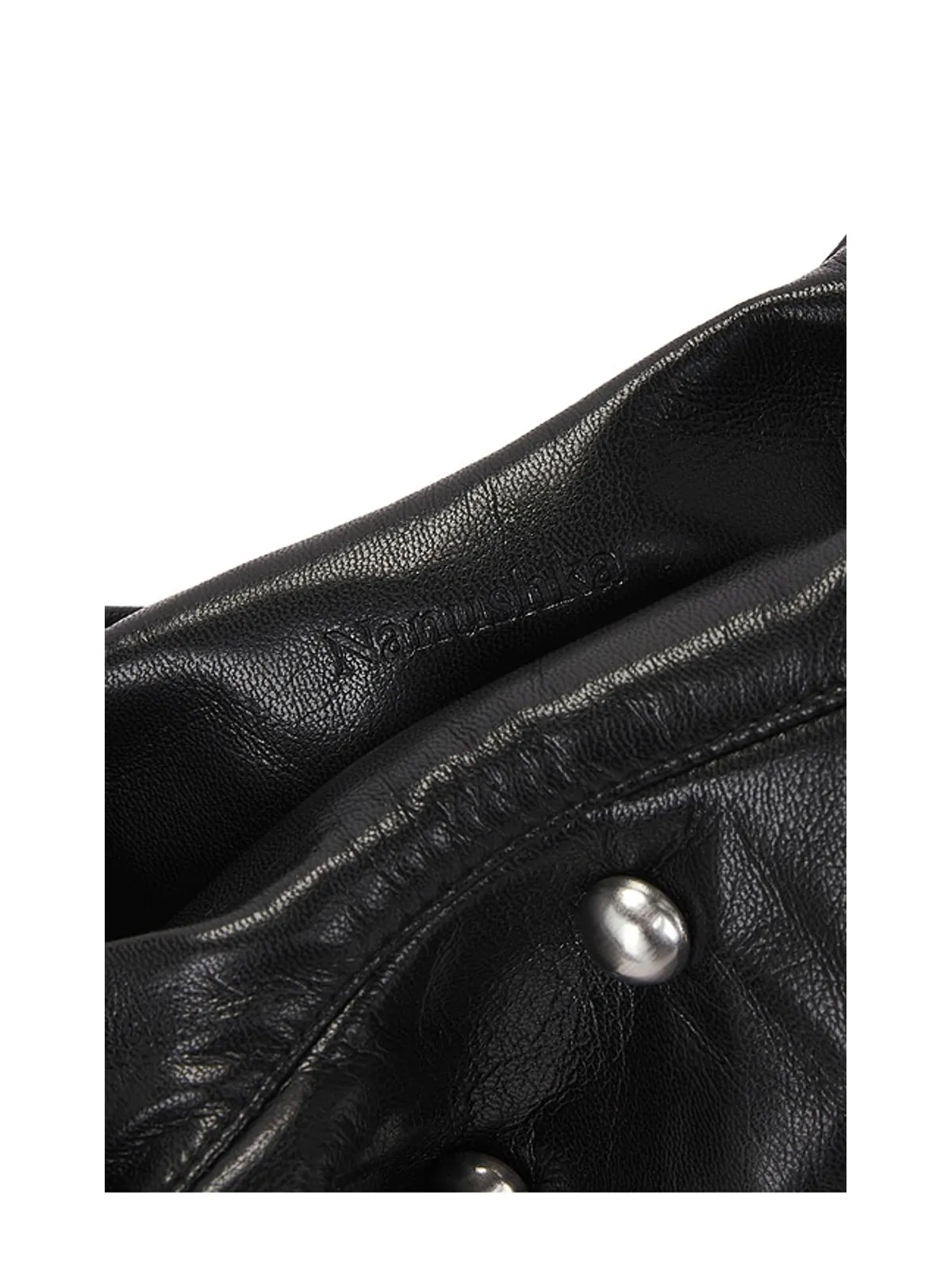 Nanushka JEN クラッチバッグ - Black,Metallic Silver. - 画像5