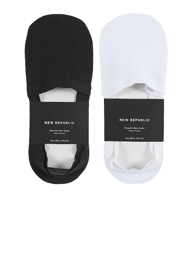 New Republic New Republic 2 Pack Ninja No Show Socksの商品画像
