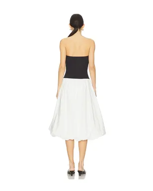 Steve Madden OLIVER ミディ丈ドレス - Black,White. - サムネイル3