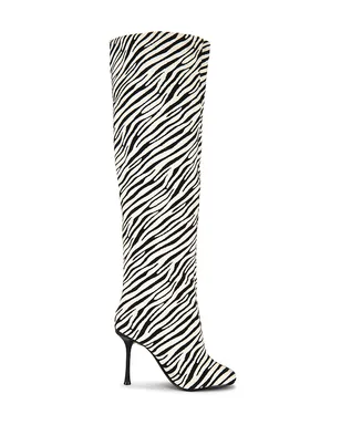 Steve Madden ALLURING OVER THE KNEE ブーツ - Black,White. - サムネイル1