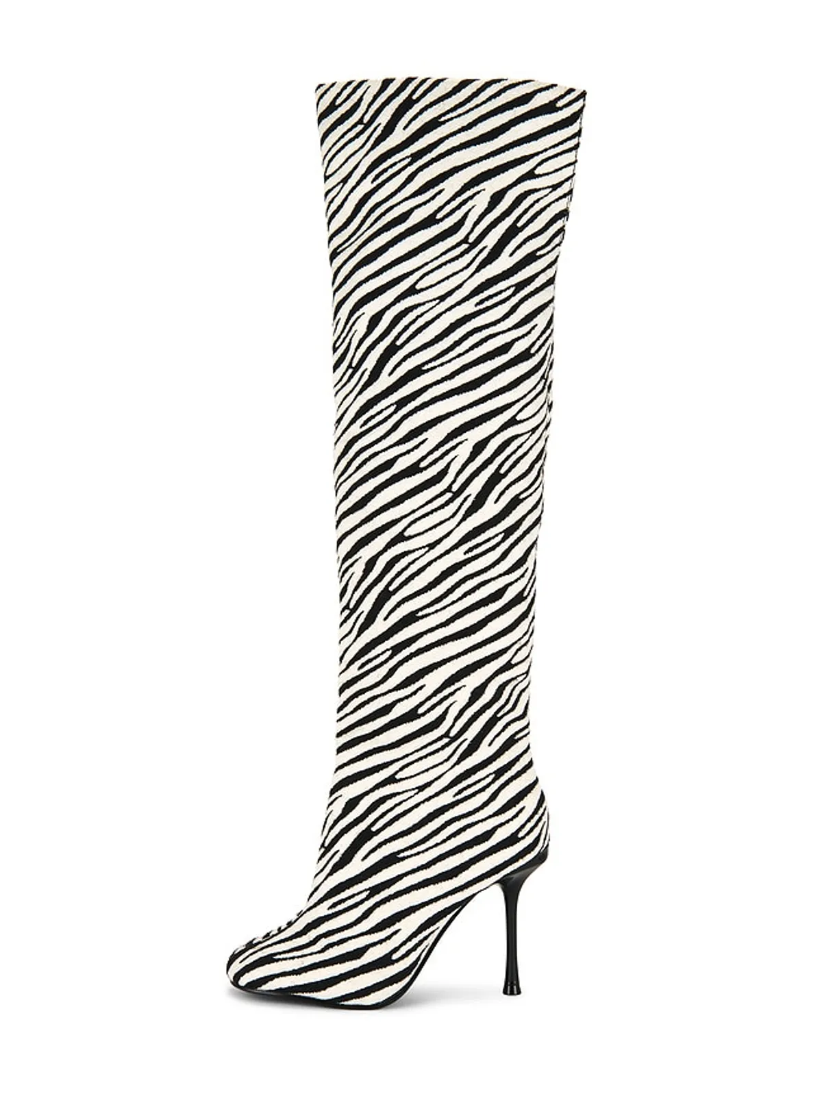 Steve Madden ALLURING OVER THE KNEE ブーツ - Black,White. - 画像5