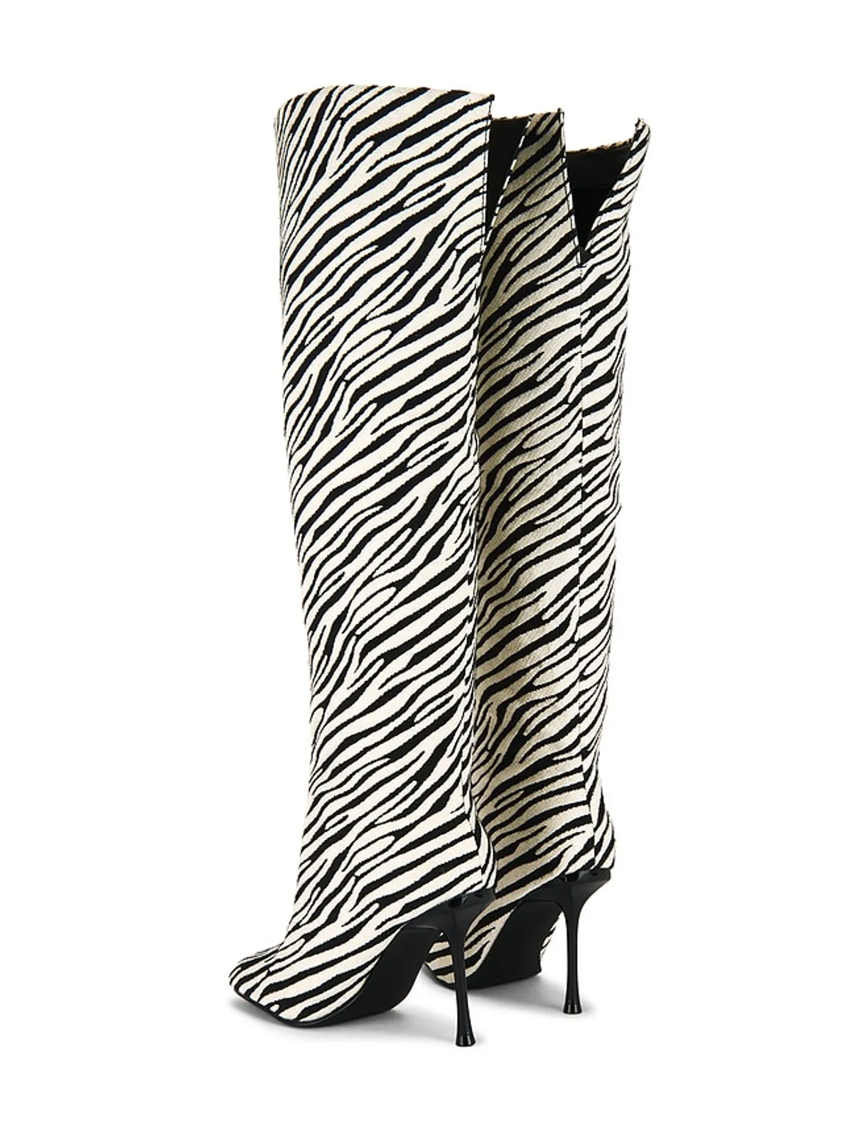 Steve Madden ALLURING OVER THE KNEE ブーツ - Black,White. - 画像3