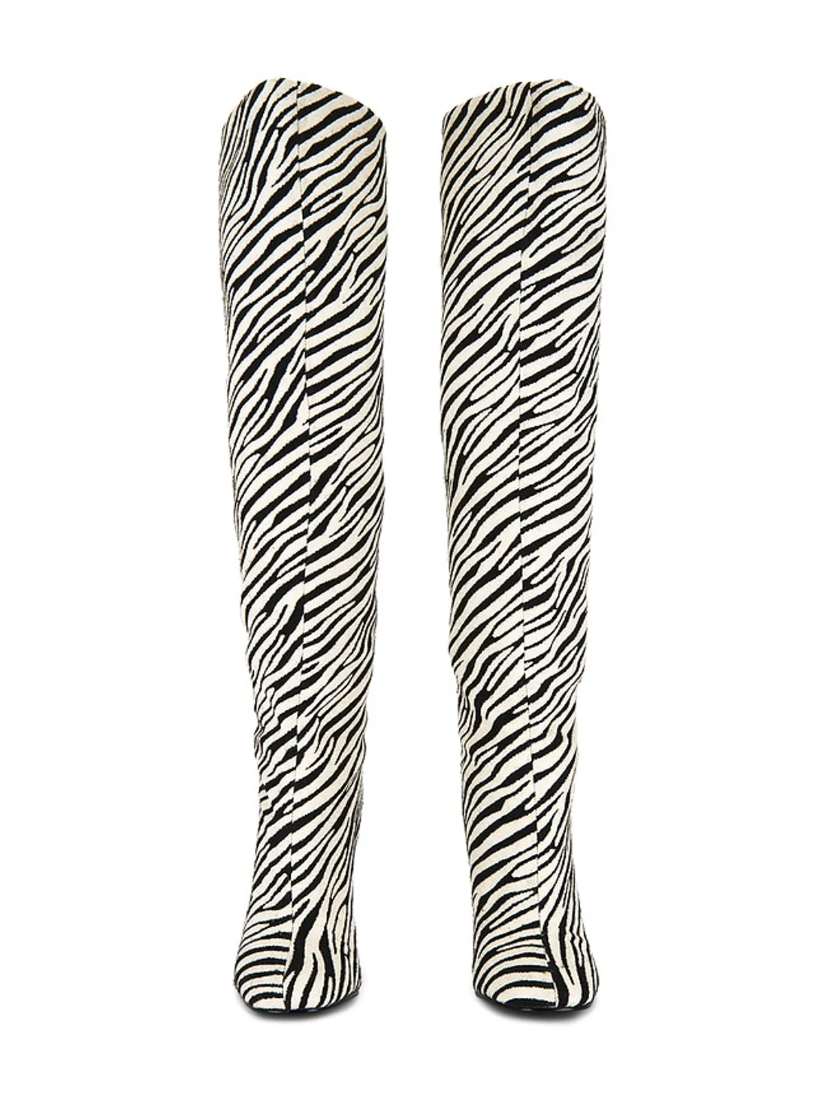 Steve Madden ALLURING OVER THE KNEE ブーツ - Black,White. - 画像4