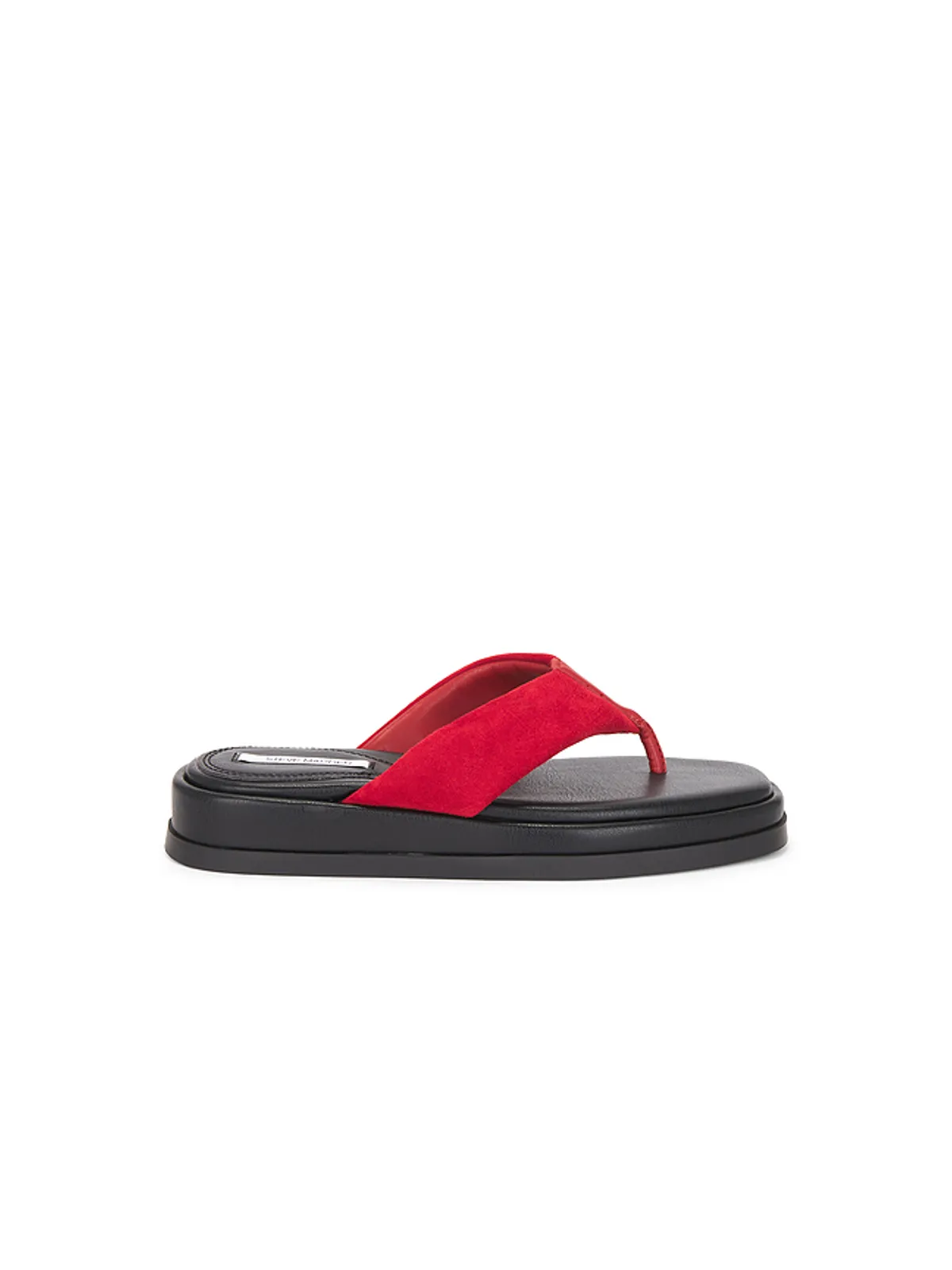 Steve Madden BELLA サンダル - Red,Black. - 画像1