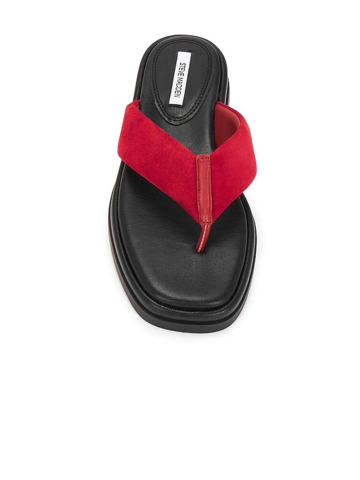 Steve Madden BELLA サンダル - Red,Black. - 画像4