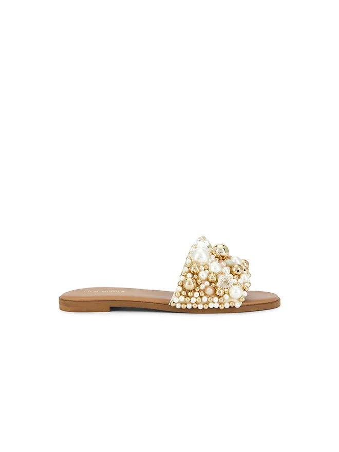 Steve Madden Steve Madden KLIO サンダル - Orange,Beige.の商品画像