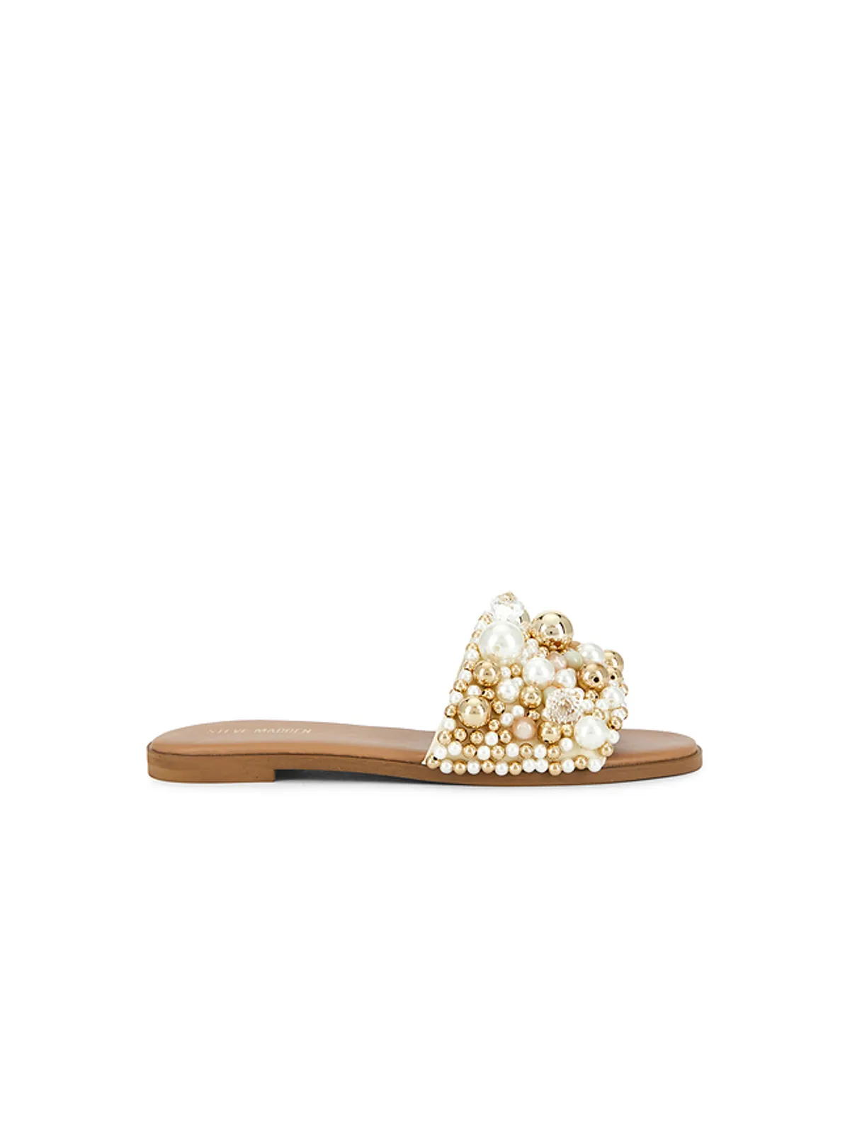 Steve Madden KLIO サンダル - Orange,Beige. - 画像1
