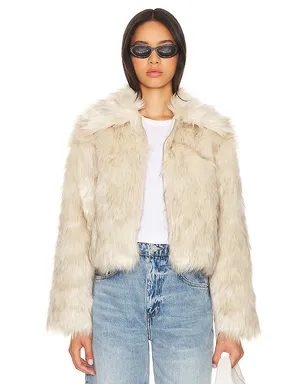 Steve Madden JUNIPER フェイクファーコート - サムネイル1