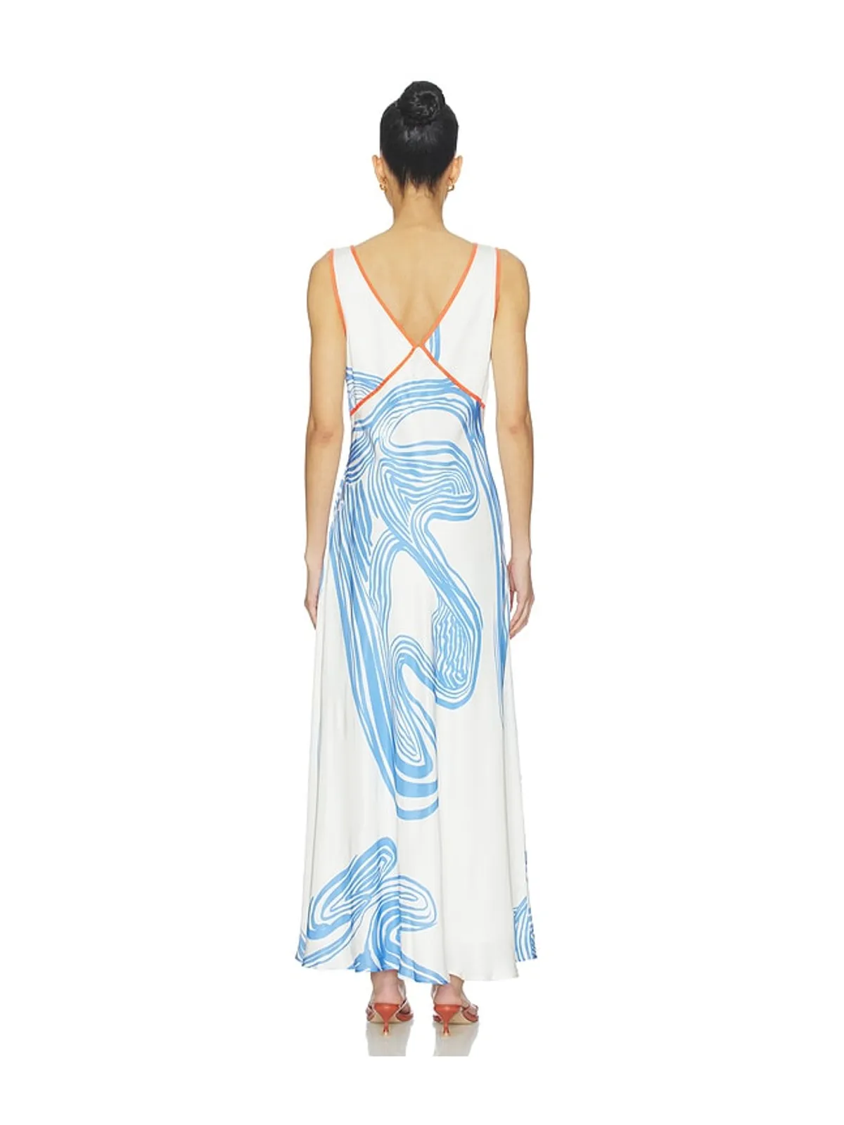Sancia THE MADELEINE ドレス - White,Blue. - 画像4