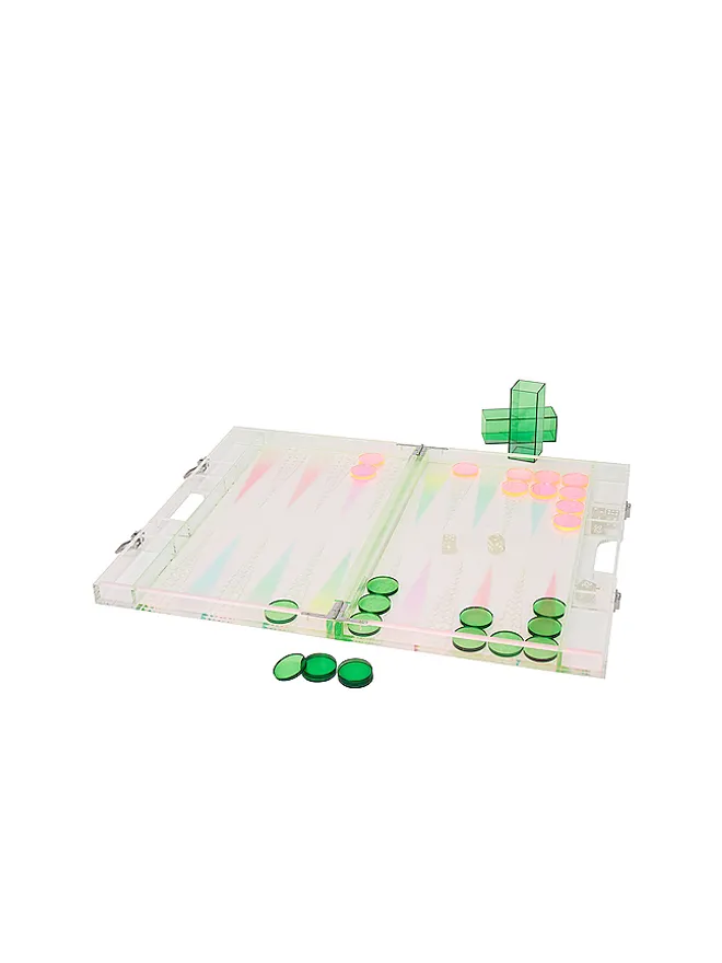 Sunnylife Sunnylife OMBRE LUCITE BACKGAMMON SHERBERT ゲームの商品画像