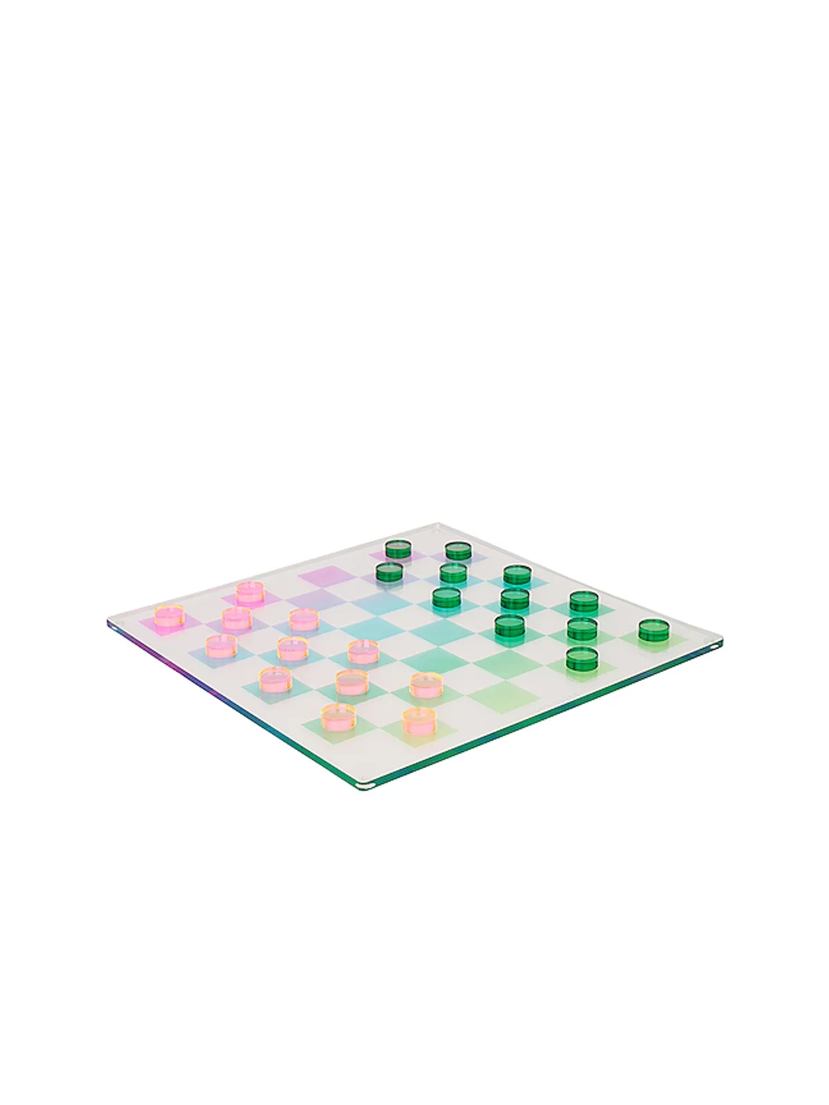 Sunnylife OMBRE LUCITE CHESS & CHECKERS SHERBERT ゲーム - 画像2