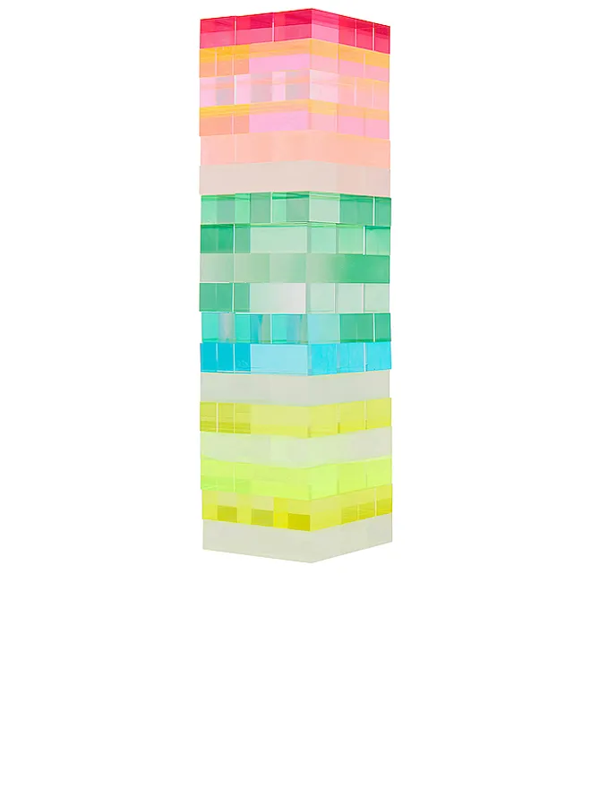 Sunnylife Sunnylife OMBRE LUCITE JUMBLING TOWER SHERBERT ゲームの商品画像