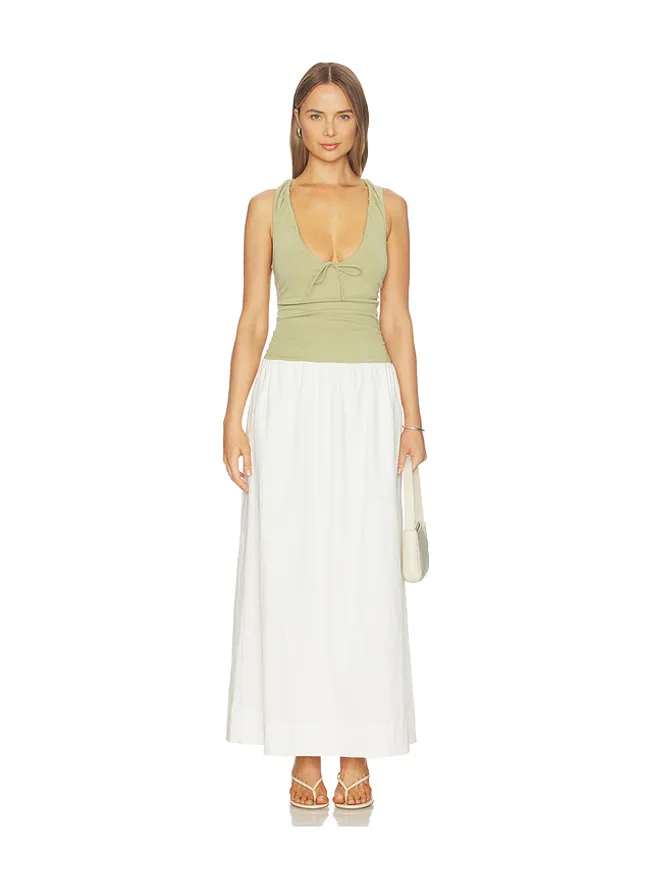 SOVERE SOVERE REVE ドレス - Sage,Beige.の商品画像