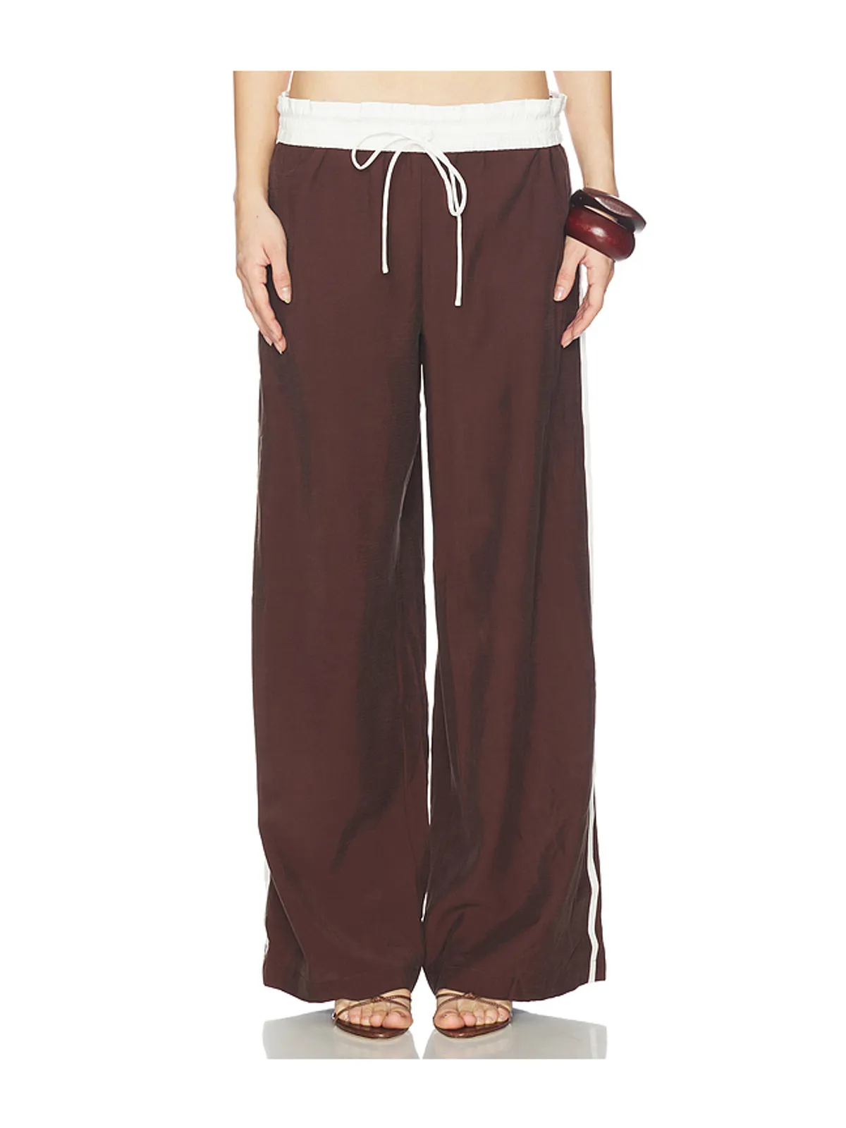 SOVERE SORA パンツ - Brown,White. - 画像1