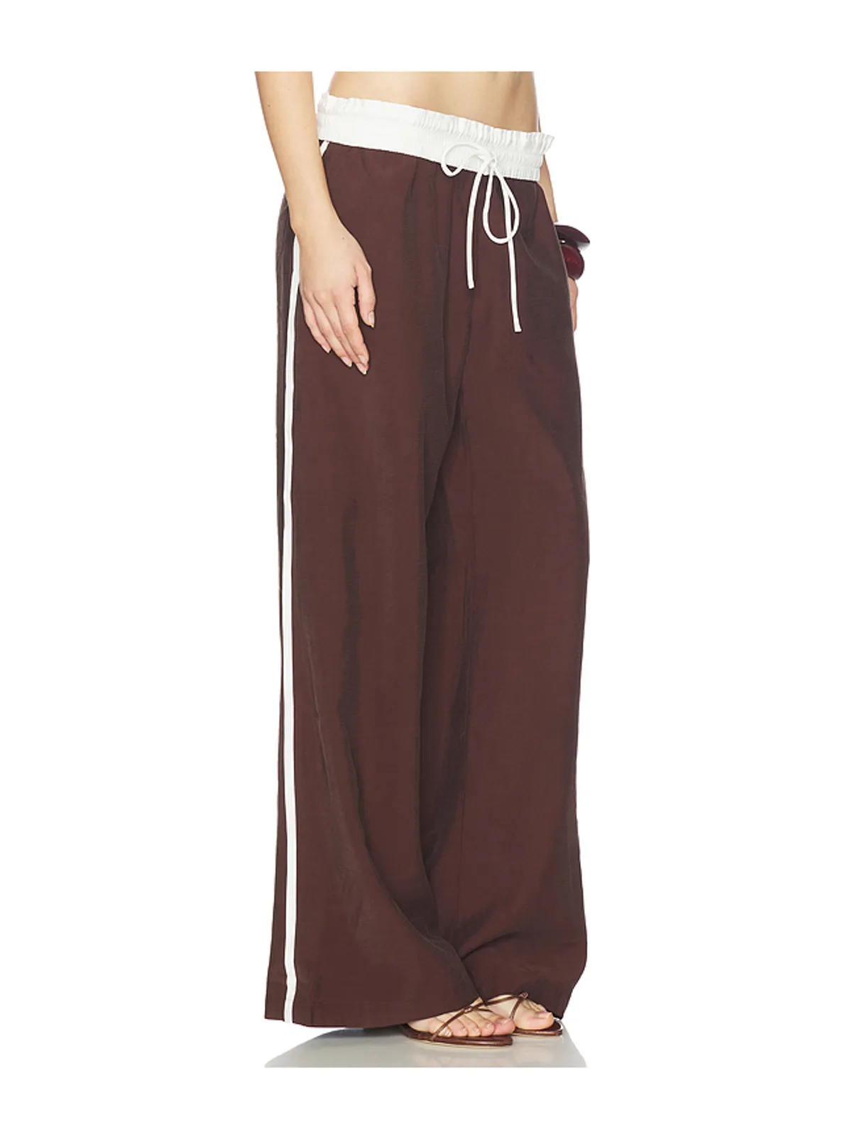 SOVERE SORA パンツ - Brown,White. - 画像2