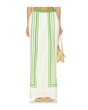 SOVERE CHASE パンツ - White,Green. - サムネイル1