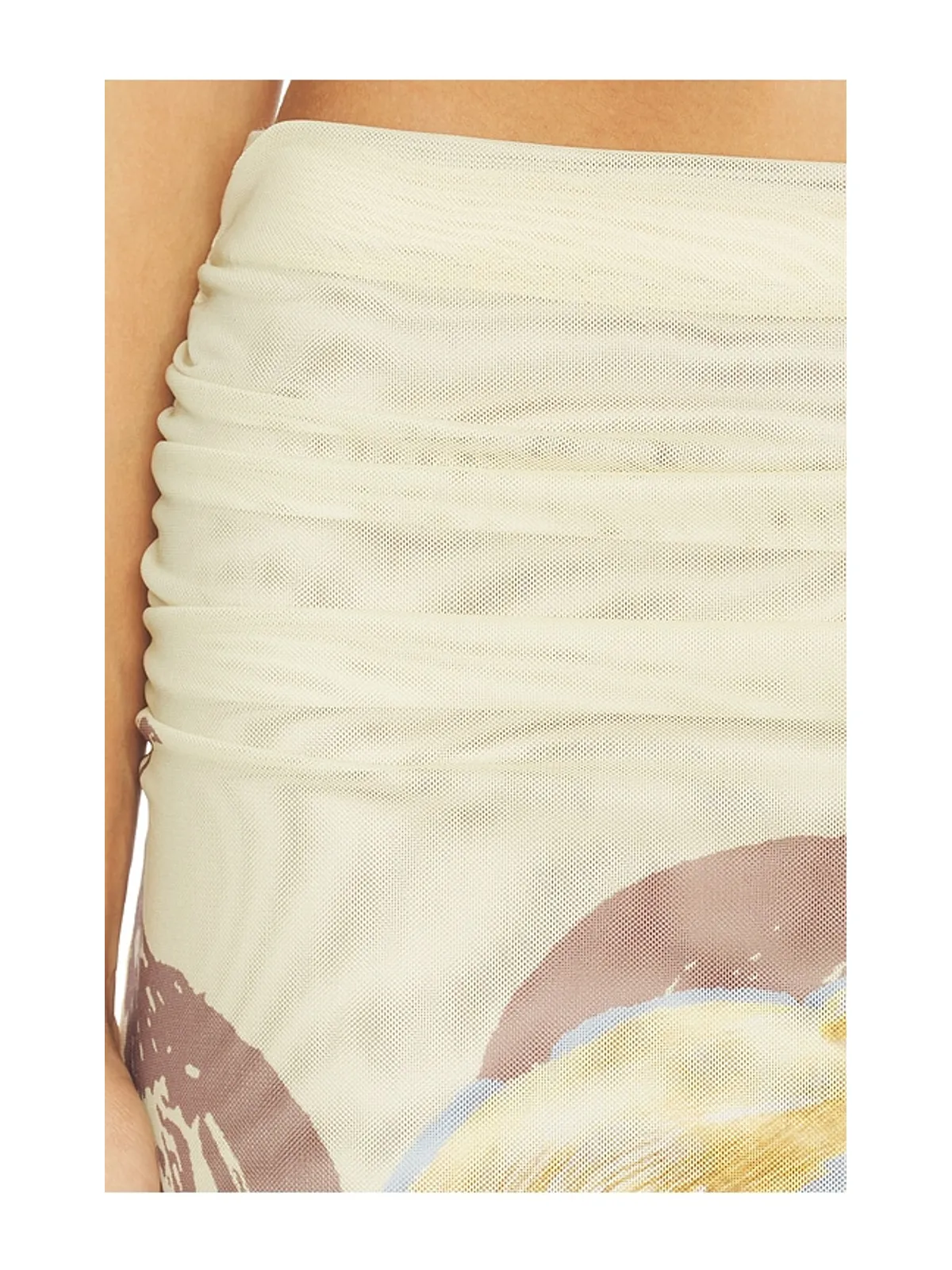 SOVERE DAHLIA スカート - Ivory,Brown. - 画像6